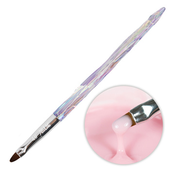 Pędzelek do żelu unicorn owalny AlleLac Nr 4