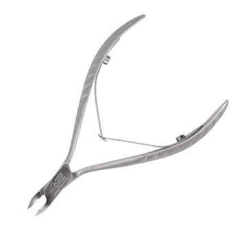 Cążki profesjonalne Lexwo do skórek srebrne 154 - 3 mm