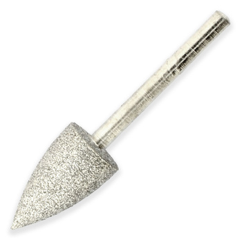 Frez diamentowy D-5 - kopuła szeroka - srebrny