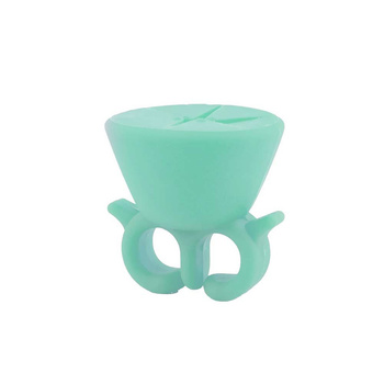 Uchwyt na lakier do malowania paznokci miętowy