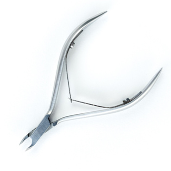 Cążki profesjonalne Lexwo do skórek srebrne 103-5 mm