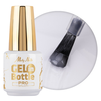 Żel budujący w butelce z pędzelkiem Gel in Bottle Molly Nails Pro Salon White Angel 15g