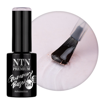 Baza średnio elastyczna kauczukowa Gummy Base 2in1 Ntn Premium Sleeping Beauty HEMA i Di-HEMA free 5g Nr 3