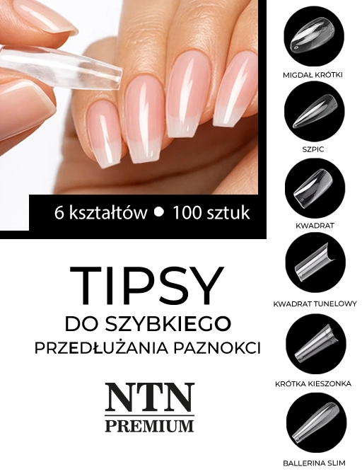 Tipsy do szybkiego przedłużania NTN Premium