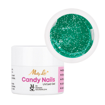 Żel do zdobień Candy Nails Candy Mint by Monika Szlósarczyk MollyLac HEMA/Di-HEMA Free 5g