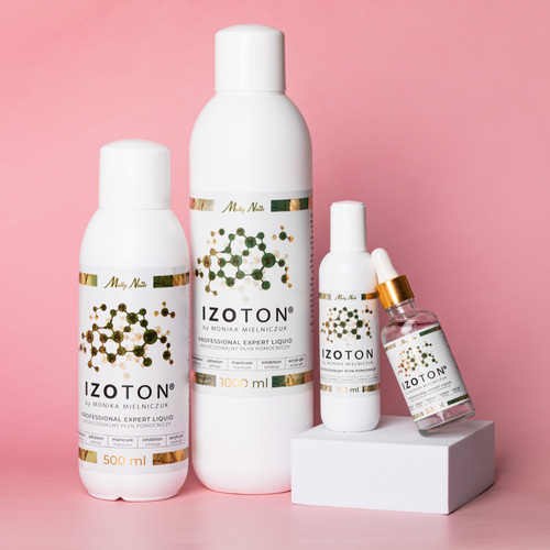 IZOTON® by Monika Mielniczuk Molly Nails profesjonalny płyn pomocniczy dehydratacja adhezja manicure inhibicja acrylo-gel 1000ml