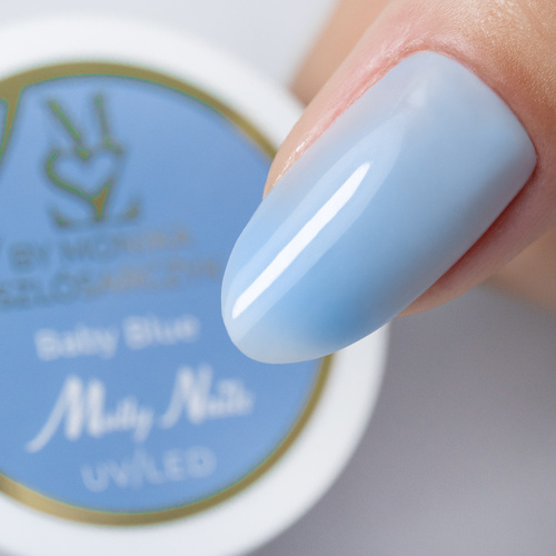 10+1gratis Żel budujący Milky Dreams Gel Baby Blue by Monika Szlósarczyk Molly Nails HEMA Free 15g