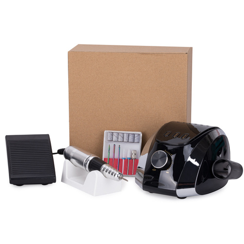 12sztuk Frezarka do manicure i pedicure 68W No Name czarna black M13 35 000 obrotów