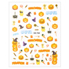 Naklejki do paznokci cienkie samoprzylepne halloween DD-764