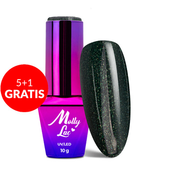 5+1gratis Lakier hybrydowy MollyLac Story Time Supernatural 10g Nr 622