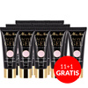 11+1gratis Akrylożel Polygel żel budujący do przedłużania AcrylGel Molly Nails HEMA/Di-HEMA Free Pink Sparkle 30 ml
