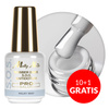10+1gratis Baza kauczukowa elastyczne paznokcie do ozdób S.O.S. Antidotum Pro Salon Molly Nails Milky Way 15g