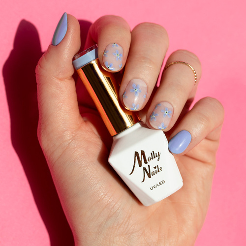 Lakier hybrydowy Molly Nails Delicate Woman A Slight Breeze HEMA/Di-HEMA Free 8g Nr 64