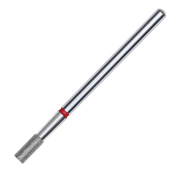 Frez diamentowy walec czerwony Staleks Expert 2,5/6mm