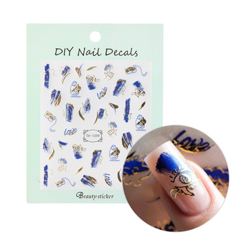 Naklejki do paznokci samoprzylepne wzory TH-1099