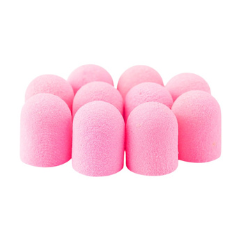 Kapturki do pedicure 7 mm gradacja 240 10 szt Fabric Podo AlleMed Różowy Pink