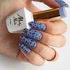 5+1gratis Lakier hybrydowy Molly Nails Blue Sky Purple Blue HEMA/Di-HEMA Free 8g Nr 115