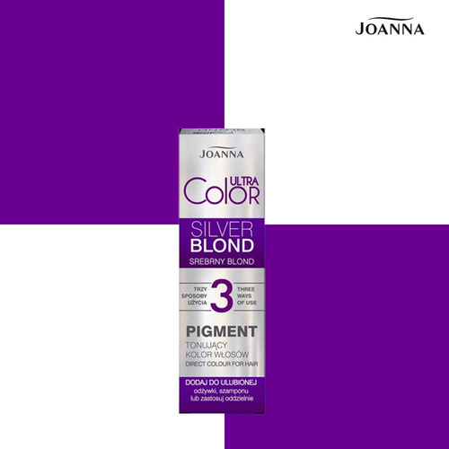 Pigment tonujący Joanna Ultra Color srebrny blond 100g