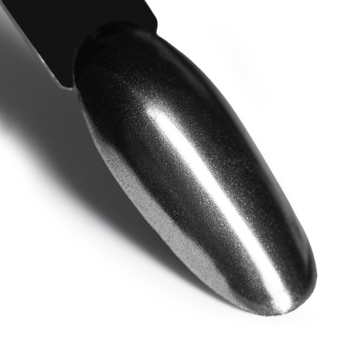 Pyłek lustrzany efekt do zdobień paznokci Glass Effect AlleLac Silver Nr 2