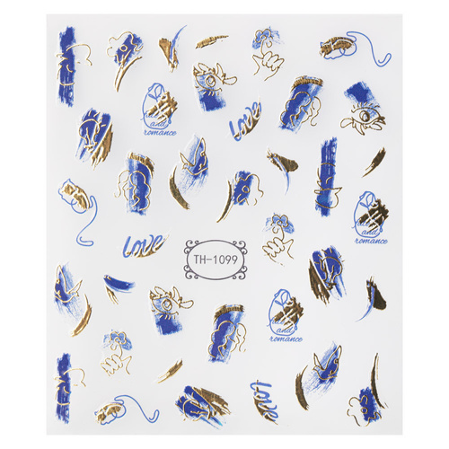 Naklejki do paznokci samoprzylepne wzory TH-1099