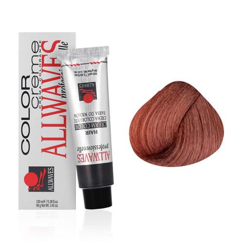 Farba do włosów Allwaves Cream Color miedziany brąz 5.04 100 ml