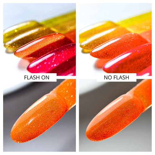 Lakier hybrydowy Molly Nails Flashing Lights Neon Fizziness HEMA/Di-HEMA Free 8g Nr 642