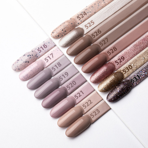 Lakier hybrydowy LED/UV Gel Polish Browns Nr 527 Limited Edition NTN Premium HEMA/Di-HEMA Free 5g