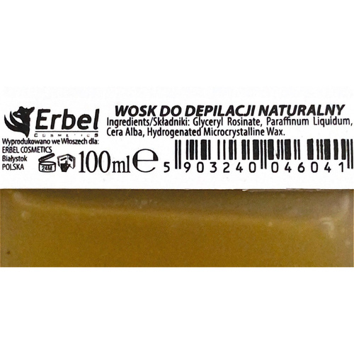 Wosk do depilacji Erbel miód 100 ml