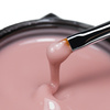 Budujący żel samopoziomujący twardy średniogęsty builder gel self leveling Molly Nails Coffee Blush HEMA/Di-HEMA Free 50 g