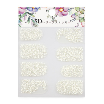 Naklejki do paznokci 5D samoprzylepne wzory ornamenty Nr 002