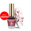 10+1gratis Lakier do stempli i stampingu Molly Nails PRO Stamping Red Chrome Nr 10 10ml