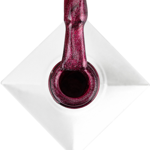 5+1gratis Lakier hybrydowy LED/UV Gel Polish Reds Cat Eye Red Nr 232 Molly Nails HEMA/Di-HEMA Free 8g