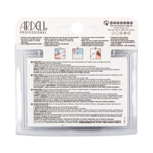 Kępki rzęs Ardell Individual Duralash Knotted Flares Short Black 56szt