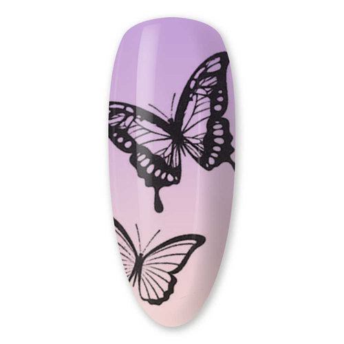 Naklejki wodne do paznokci motyle STZ-1014