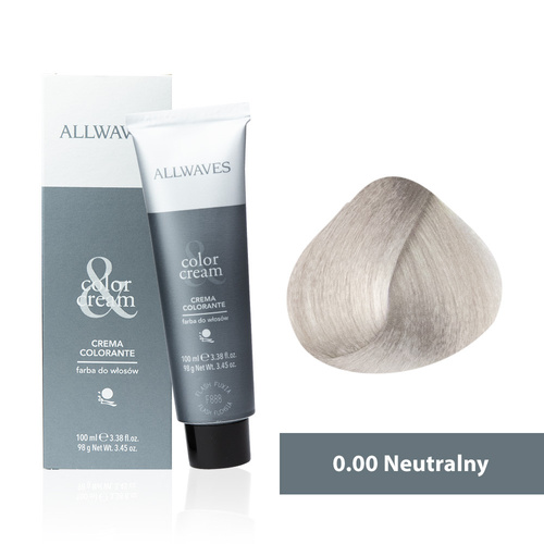 Farba do włosów Allwaves Cream Color neutralny 0.00 100 ml