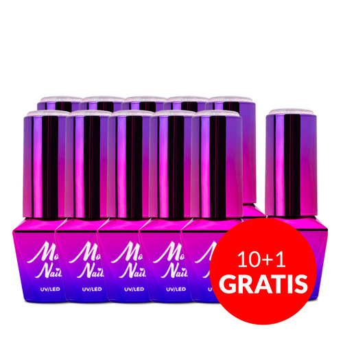 10+1gratis Lakier hybrydowy Molly Nails Mermaid Whispers Possess 10g Nr 595
