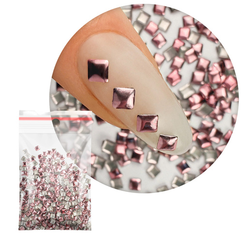 ShinePins gładkie ćwieki błyskotki ozdoby do paznokci kwadratowe large NTN Premium Nr 5 5g