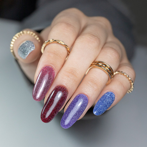 Lakier hybrydowy Molly Nails Flashing Lights 3 First Love HEMA/Di-HEMA Free 8g Nr 613