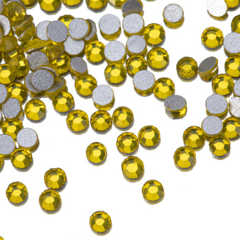 Cyrkonie do paznokci szklane SS5 Citrine ok.50 szt