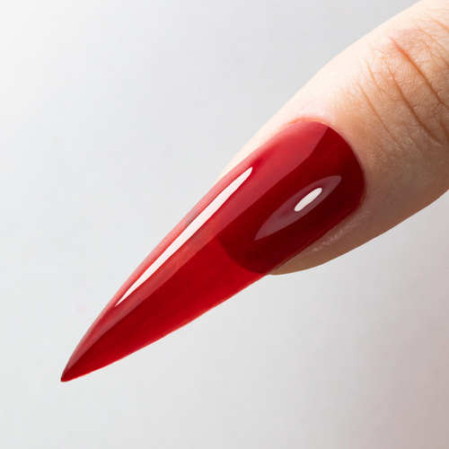 5+1gratis Kolorowy top bez przemywania top no wipe Crystal Glass Molly Nails Red HEMA/Di-HEMA Free 10g