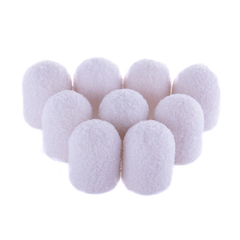 Kapturki do pedicure 7 mm gradacja 120 100szt Fabric Podo AlleMed Biały White