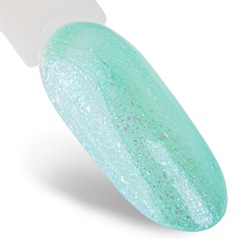 10+1gratis Lakier hybrydowy MollyLac Mermaid Whispers Green Sea of Sin 10g Nr 591