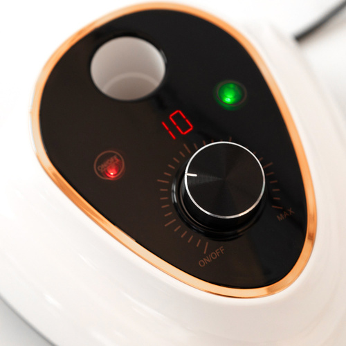 Frezarka do paznokci 65W No Name do manicure pedicure biało-czarna M5 35 000 obrotów