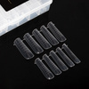 Górne formy dual tunelowe o długości XL do budowy paznokci Molly Nails kwadrat YQ-4 120 szt