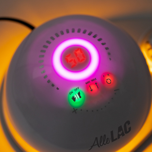 Frezarka do paznokci 68W AlleLac do manicure pedicure biała M21 50 000 obrotów