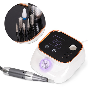 Frezarka do paznokci 50W No Name do manicure pedicure biała 113 45 000 obrotów