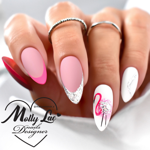 Pigment neonowy do paznokci w proszku słoiczek neon uv pigment 0,6 g Nr 08