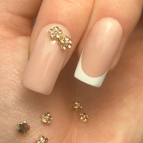 Ozdoby do paznokci kwiatki 3D Molly Nails K1120 10 szt