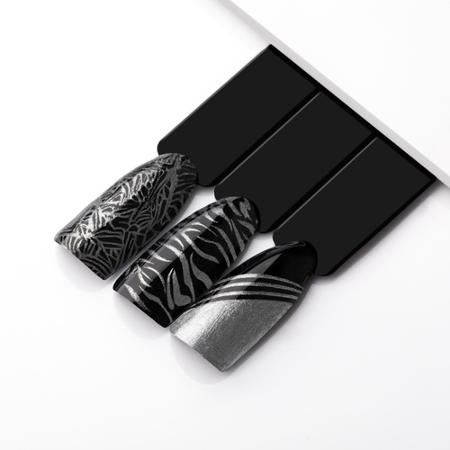 Lakier do stempli i stampingu AlleLac Nail Stamping Polish srebrny silver 7ml