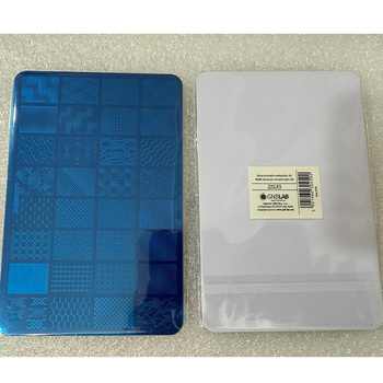 Blaszka ze wzorkami do stempli plus-043